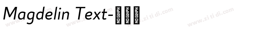 Magdelin Text字体转换